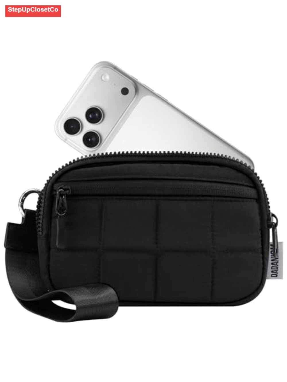Wristlet Wallet for Women RFID Blocking Nylon Multiple Pockets